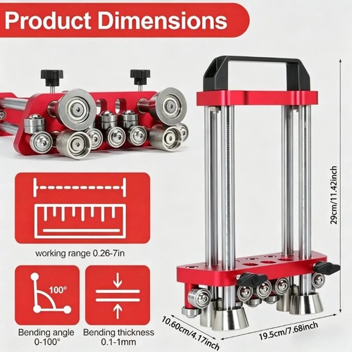 Metal sheet rolling machine - rolling,