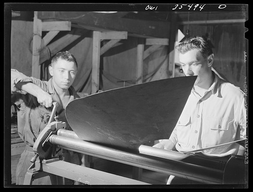 Photo 1930s factory workers - photo:1930s,